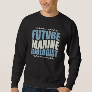 Framtida marinbiolog Cute Costume Kid Child Adu Lång Ärmad Tröja