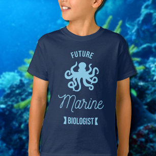 Framtida marinbiolog - Octopus - flottan T Shirt