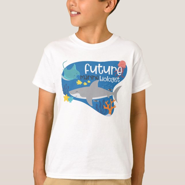 Framtida marinbiolog t shirt (Framsida)
