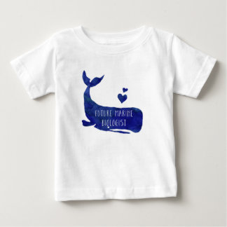 Framtida marinbiologen Whale Småbarn Girls Shirt T-shirt