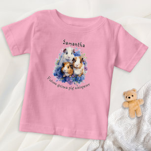 Framtida marsvinstalspråkare Akvarell husdjur Djur T Shirt