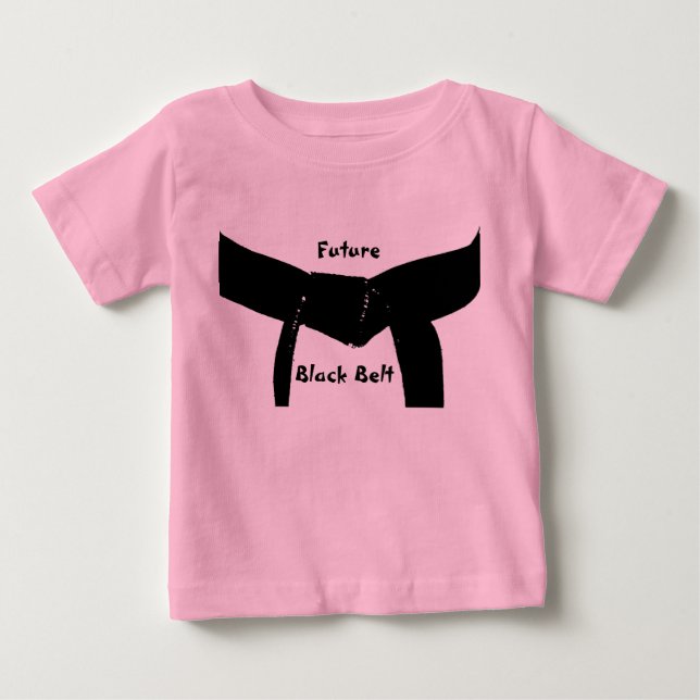Framtida martialkonst Black Bälte Tee (Framsida)