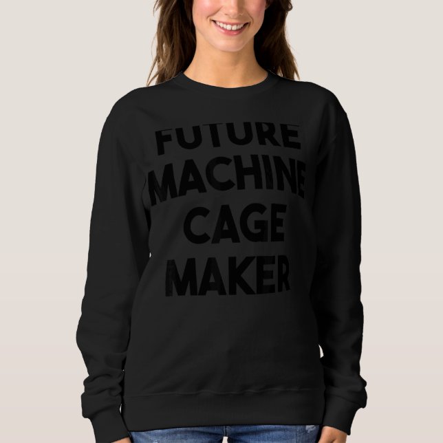 Framtida Maskin Cage Maker T Shirt (Framsida)