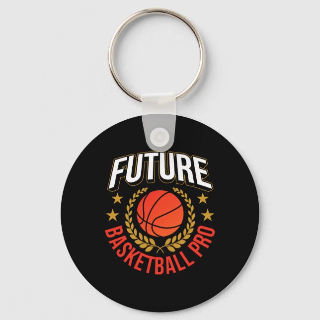 Framtida matchningsteamspelare för Basketball Pro Nyckelring (Framsida)