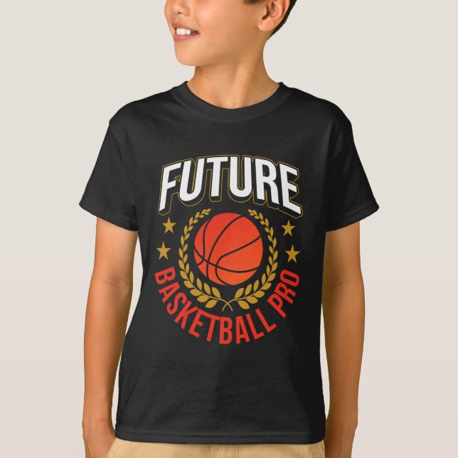 Framtida matchningsteamspelare för Basketball Pro T Shirt (Framsida)