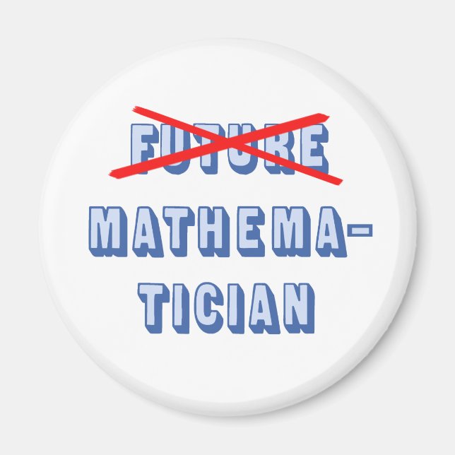 Framtida matematiker magnet (Framsidan)
