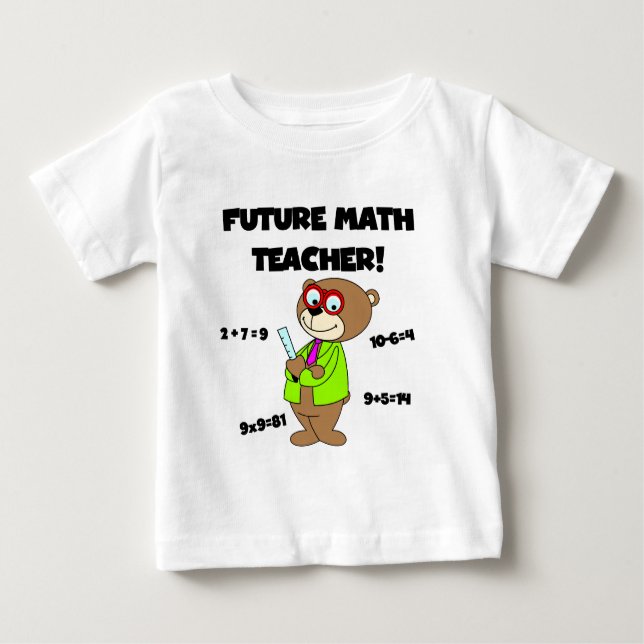 Framtida Math Teacher Tshirts och Gifts (Framsida)