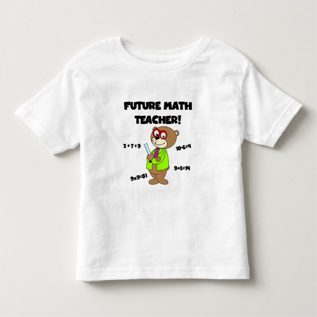 Framtida Mathlärare Tee Shirt (Framsida)