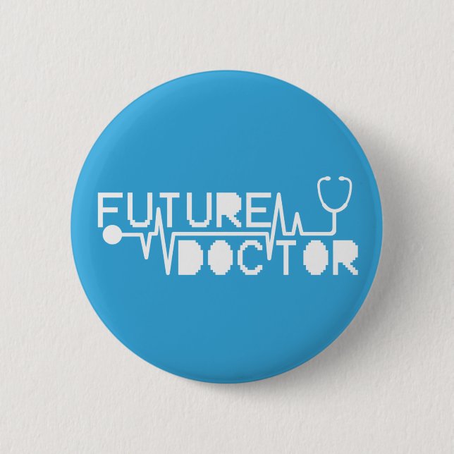 Framtida medecine Stethoscope doktor Knapp (Framsida)