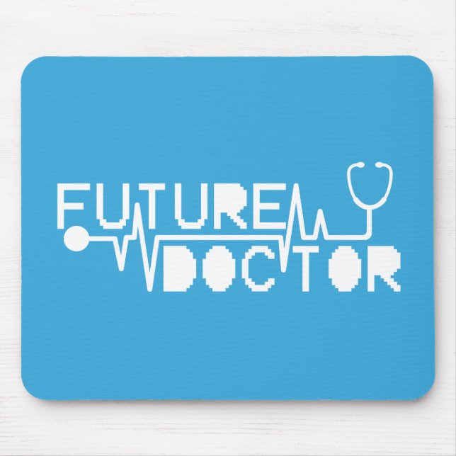 Framtida medecine Stethoscope doktor Musmatta (Framsidan)