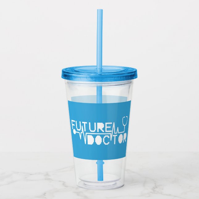 Framtida medecine Stethoscope doktor Take Away Mugg (Framsida)
