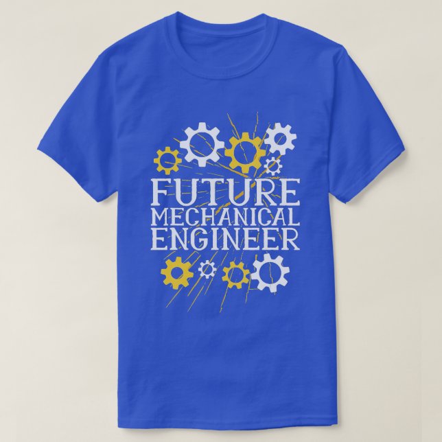 Framtida mekanisk Ingenjör-mekanism för Ingenjör M T Shirt (Design framsida)