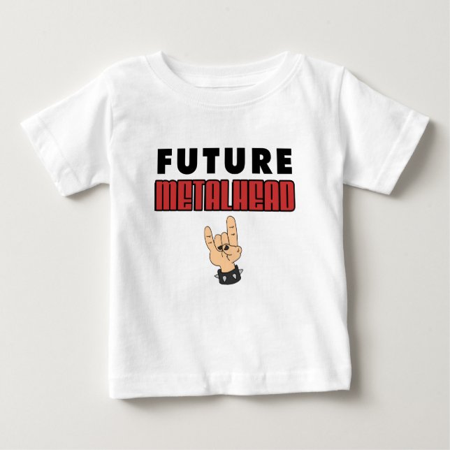 Framtida metalhuvud tee shirt (Framsida)