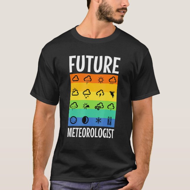 Framtida meteorolog 2 t shirt (Framsida)