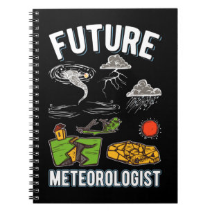 Framtida meteorolog Boys Girls Weather Watcher Anteckningsbok