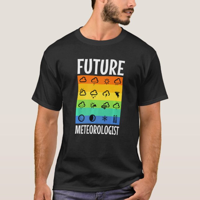 Framtida meteorolog t shirt (Framsida)