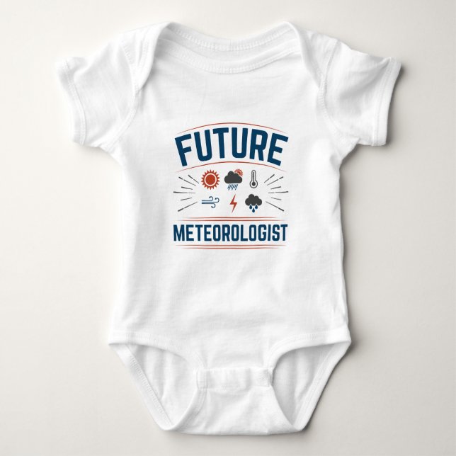 Framtida meteorolog t shirt (Framsida)