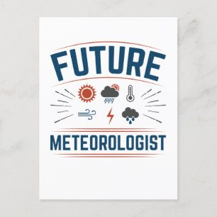 Framtida meteorolog vykort
