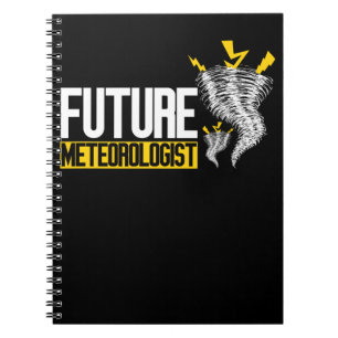Framtida meteorologist Boys Girls Weatherman-Torna Anteckningsbok