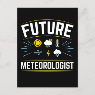 Framtida meteorololog Meteorology Student Weather Vykort
