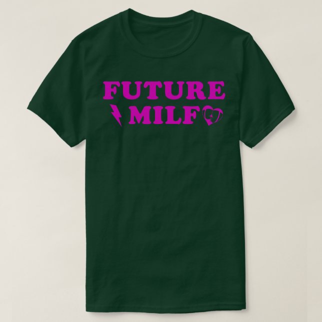 Framtida milf Funny T Shirt (Design framsida)