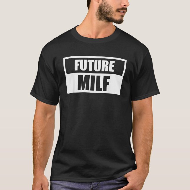 Framtida MILF-graviditet Mamma väntar på T Shirt (Framsida)