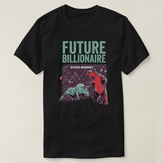 Framtida miljardären, finansmarknadskapitalism i L T Shirt (Design framsida)