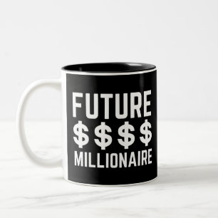 Framtida Millionaire Två-Tonad Mugg