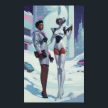 Framtida Mode Ken Gage Sci-Fi Glamor Poster<br><div class="desc">Framöver Mode. 2024, Ken Gage. Digital konst: popsurrealism.</div>