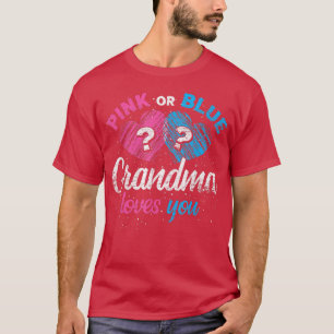 Framtida mormor Baby Shower Gravid Nana Gender R T Shirt