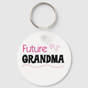 Framtida mormor nyckelring