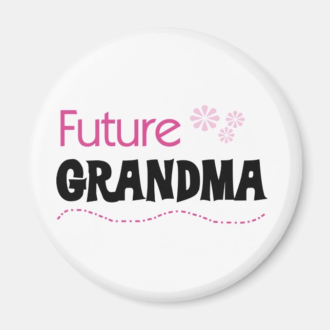 Framtida mormor- och skjortor samt gåvor magnet (Framsidan)