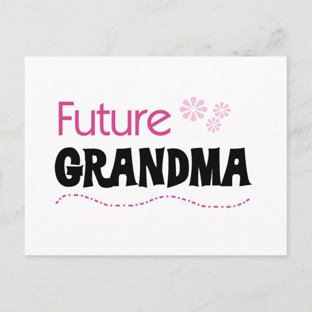 Framtida mormor- och skjortor samt gåvor vykort (Framsida)