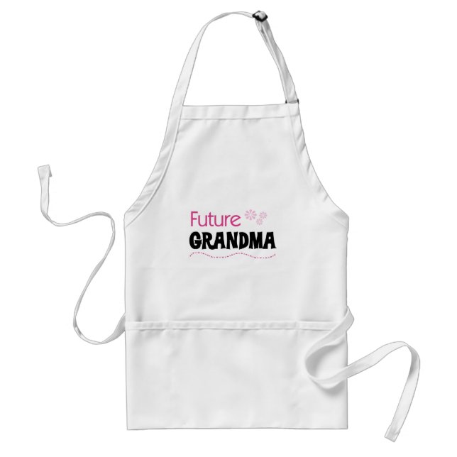 Framtida mormorTshirts och gåvor Förkläde (Framsidan)