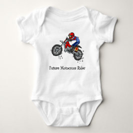Framtida Motocross Rider Baby Bodykostdräkt T Shirt