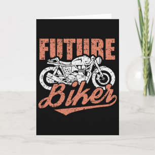 Framtida motorcyklist Clic Motorcykel Cool Motorcy Kort