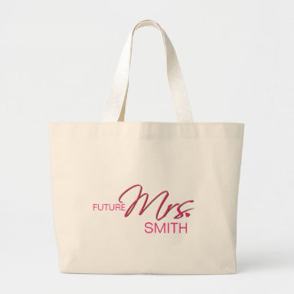 Framtida mrs Anpassade Bag Jumbo Tygkasse