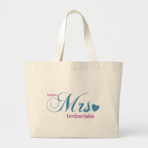 Framtida mrs Anpassade Bag Jumbo Tygkasse