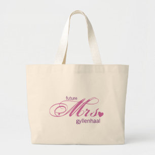 Framtida mrs Anpassade Bag Jumbo Tygkasse
