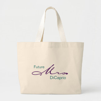 Framtida mrs Anpassade Bag Jumbo Tygkasse