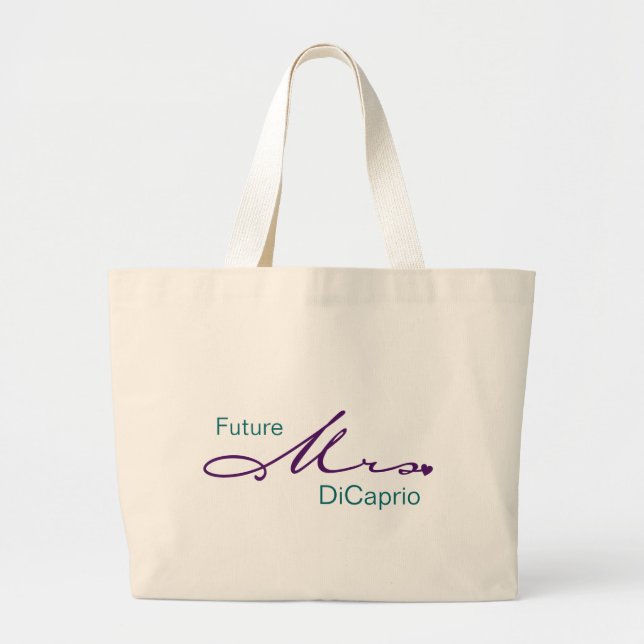 Framtida mrs Anpassade Bag Jumbo Tygkasse (Framsidan)