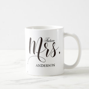 Framtida Mrs. Calligraphy-Personlig Kaffemugg
