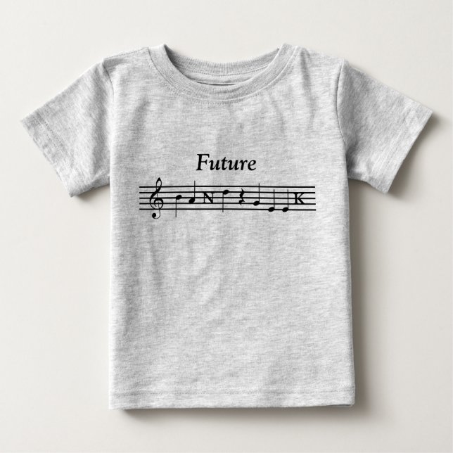 Framtida musikbandGeekskjorta T Shirt (Framsida)