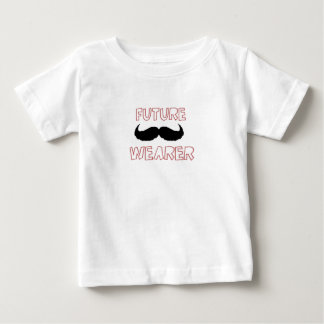 Framtida mustasch wearer pojke t shirt