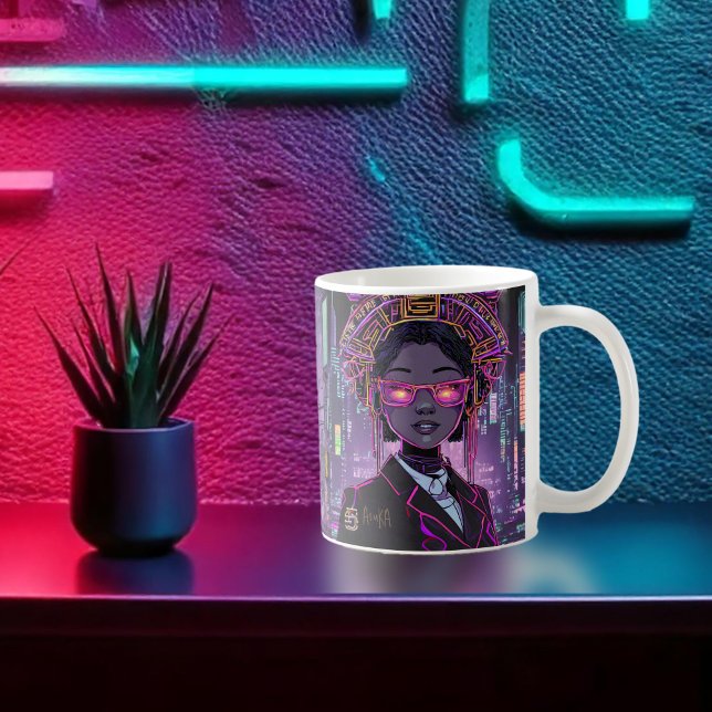Framtida neon-ID1028 Kaffemugg (Skapare uppladdad)