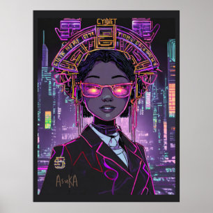 Framtida neon-ID1028 Poster