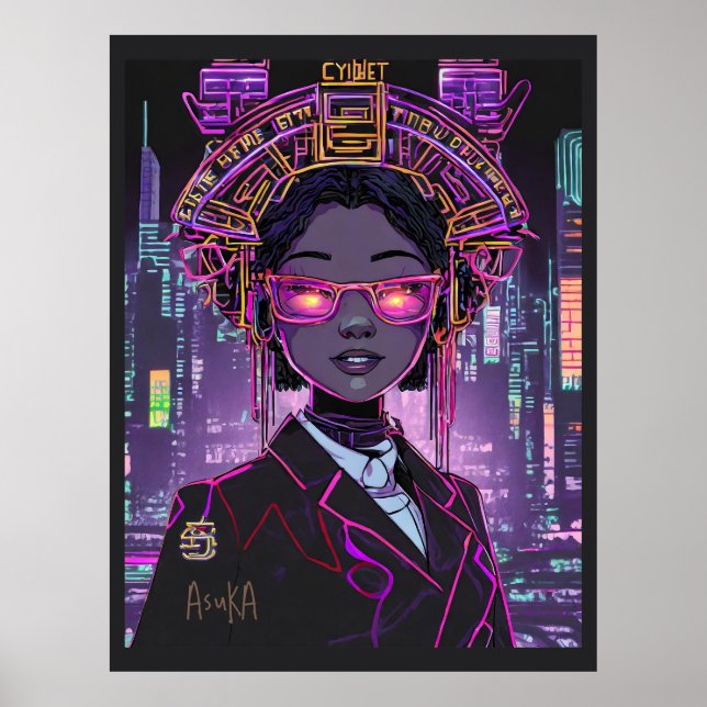Framtida neon-ID1028 Poster (Framsidan)