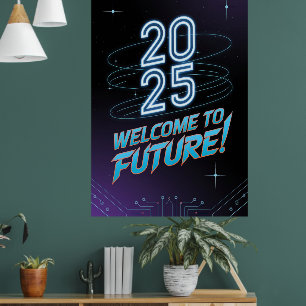 Framtida Neon Poster