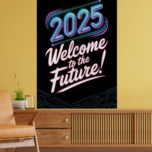 Framtida Neon Poster