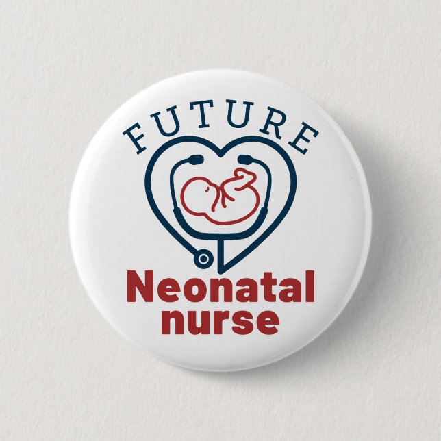 Framtida neonatal sjuksköterska knapp (Framsida)